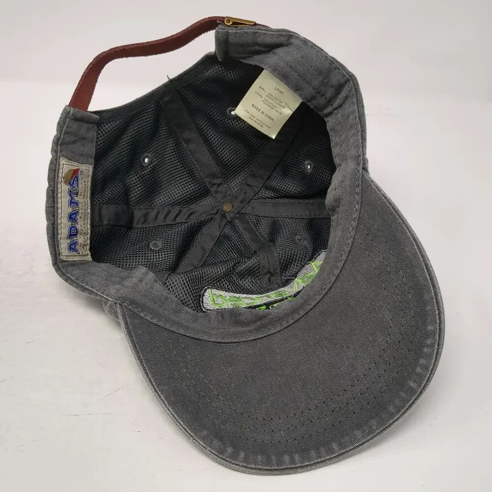 Adams Baseball Cap Gray One Size Advanced Tank Testing Services Slideback Hat